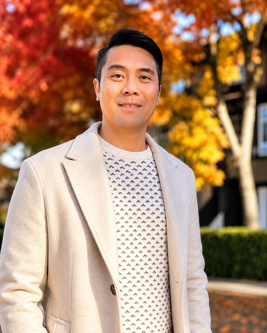 Wilson Chiu outdoors in Vancouver